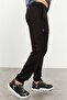 Petrol - Black Hooded Kangaroo Pocket Elastic Leg Men's Standard Fit Tracksuit Set - 85117 - 4
