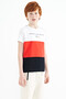Navy Blue Color Block O Neck Print Detailed Standard Fit Boys T-Shirt - 11135 - 7
