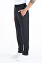Black Men's Zippered Three-Pocket Standard Fit Classic Leg Sweatpants Bottom - 84768 - 6