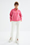 Ecru High Waist Front Slit Detailed Comfortable Form Women's Tracksuit Bottom with Side Pockets - 94625 - 6