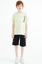 Light Green Pocket Detailed O Neck Standard Fit Boys T-Shirt - 11120 - 3