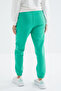 Sea Green High Waist Comfortable Form Basic Jogger Women's Tracksuit Bottom - 94624 - 8