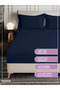 Plain Bed Sheet 90X200 cm – Deep Pocket Sheet 30 cm with 1 Pillowcase - 6