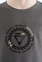 Dark Gray Embroidery Detailed O Neck Standard Fit Boys T-Shirt - 11115 - 6