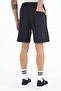 Black Side Pocket Detailed Elastic Men's Shorts - 81238 - 5