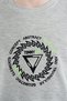 Gray Melange Embroidery Detailed O Neck Standard Fit Boys T-Shirt - 11115 - 7