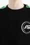 Black Shoulder Print Detailed Standard Fit O Neck Boys T-Shirt - 11121 - 6
