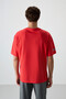 Fiesta Cotton Thick Surface Textured Oversize Fit Printed Men's T-Shirt - 88369 - 5
