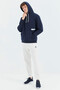 Ecru Lace-up Stripe Detailed Comfortable Fit Men's Tracksuit Bottom - 82100 - 7