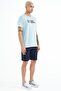 Alec Indigo Standard Fit Men's Shorts - 81243 - 6