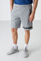 Albie Gray Melange Standard Fit Men's Shorts - 81241 - 2