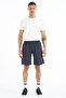 Anthracite Side Pocket Detailed Elastic Men's Shorts - 81238 - 3