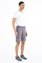 Aldo Dark Gray Standard Fit Men's Shorts - 81242 - 4