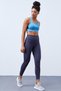 Anthracite High Waist Restorer Slim Fit Narrow Leg Women's Leggings - 94568 - 5