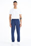 Indigo Men's Zippered Three-Pocket Standard Fit Classic Leg Sweatpants - 84768 - 2