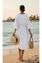 Women's Ruffle Detailed Lace-Up Pool Beach Dress Shirt - 2