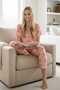 Women's Shirt Patterned Short Sleeve Pajamas Current - 4