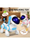 Blue Smart Interactive Robotic Dog,Simulated Walking, Light, Sound, Music, Children's Educational Cr - 2