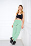 Women's Aerobin Wide Leg Palazzo Pants with Elastic Waist - 5