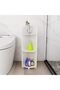 OneDcor White Corner Bathroom Shelf Organizer - 20 x 20 x 80 cm - 4