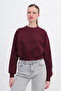 Fleece-Lined Basic Sweatshirt S3812-İ13 - 5