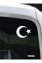 Moon Star Foil Cut Sticker White (11cm) - 5