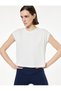 Comfortable Fit Modal Fabric Crew Neck Sports Zero Sleeve T-Shirt