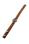 Snap Fastener Leather Adige Flag Bracelet - 2