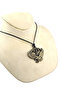Adygeian Circassian Flag Eagle Pendant Necklace (Nickel Oxide) - 5