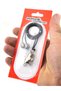 Boxing Glove Rope Necklace - Nickel - 4