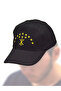 Circassian Adige Flag Printed Black Hat - 5