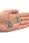 Caucasian Circasus Double Figure Earrings - 2