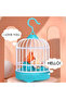 Voice Control Induction Birdcage Toy with Singing & Flapping Birds (20cm) - 6