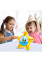 Kids Starfish Teaching Clock with Lights & Music – Learn to Tell Time, Yellow, Ages 3+ - 7