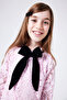 Pink Guipure Bowknot Girl's Dress - Bessie - 3