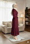 Chiffon Modest Dress - 4