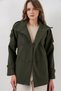 Women's Belted Cashmere Coat 9162 - Khaki