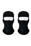 Two-piece breathable full face mask for skiing, motorcycling, running, and UV protection