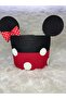 Figured Kids Room Basket Organizer Toy Basket Height 17.5cm X Diameter 22cm - 6
