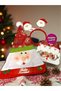 New Year's Santa Claus Accessory Set Luxury (Santa Claus Hat, Glasses, Crown) Set of 3 - 6