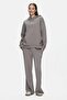 Daphne Graphite Spanish Flare Cotton Embroidered Standard Fit Women's Sweatpants - 2