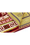 Luxury Velvet Prayer Rug with Prayer Beads Gift Red - 4
