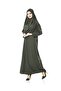 One Piece Prayer Dress - Khaki - 5015 & Prayer Rug & Chanting Set - Three Pieces Set - 4