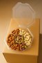 5 Compartment Plastic Appetizer Breakfast Dragee and Turkish Delight Packaging with Lid (Leakproof) 50 Pieces - 3