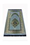 Economical Ottoman Taffeta Prayer Rug - 0150 - Blue
