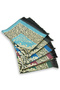 10 Pieces Ottoman Taffeta Prayer Rug 5 Colors - 4