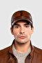 Tamer Tanca Men's Genuine Leather Cap Hat 524 Emr Baseball Cap