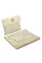 Gift Set with Shantuk Bag, Prayer Beads, Dowry Prayer Rug - Cream