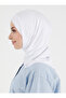 Pleated Isra Series Comfortable Cross Turban - White - (St396), (Id 7839602) - 3