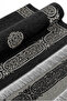 Kaaba Patterned Chenille Prayer Rug - Black Color - 4